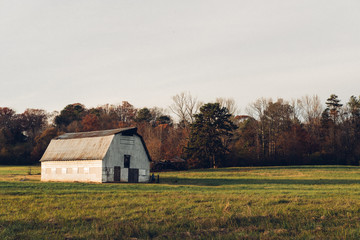 Fototapeta premium Autumn barn