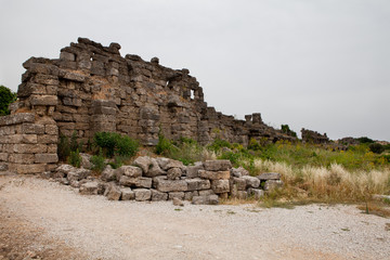 Fototapeta na wymiar Ancient ruins of an ancient city