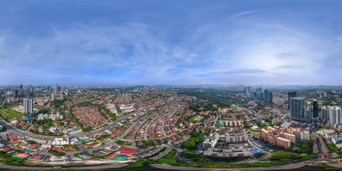 360 Aerial Panorama Level 52_Kuala Lumpur_Malaysia_Bangsar (Day)