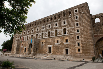 Fototapeta premium Ancient Roman theater, where performances and gladiatorial battles were held