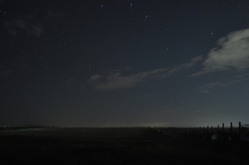Fototapeta na wymiar night sky timelapse