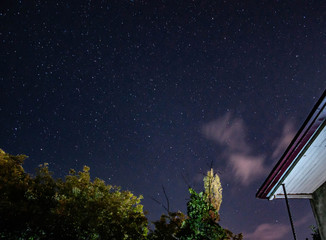 night sky with stars