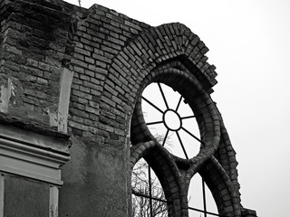 built in 1922, the Catholic Church of Saint Anthony, demolished by the German army in 1944 in the...