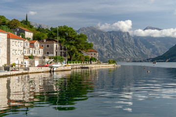 The Beautiful Adriatic Town of Perast in Montenegro