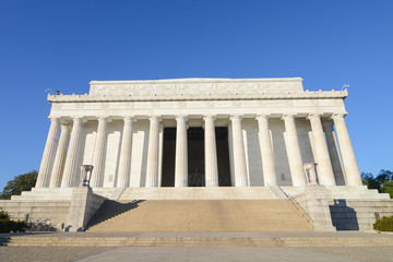 Obraz premium Lincoln Memorial, Washington DC USA 