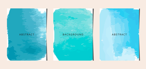 Social media banners with geometric artistic abstract, Vector illustration.