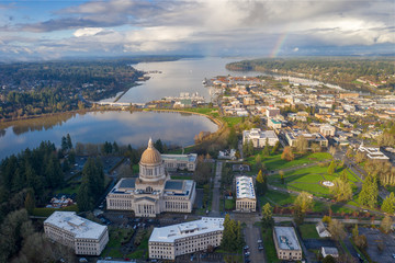 The City of Olympia in Washington State - obrazy, fototapety, plakaty