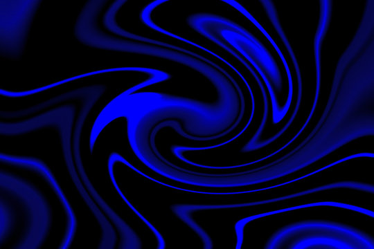 abstract blue lines over black background