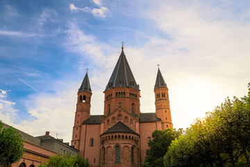 The high cathedral "St. Martin zu Mainz", called "Mainzer Dom"