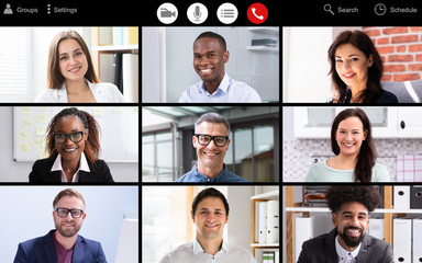 Online Video Conference Meeting Group Call