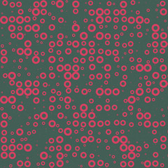 Abstract Color Halftone Dots generative art background illustration