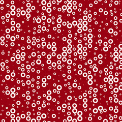 Abstract Color Halftone Dots generative art background illustration