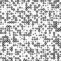 Abstract Color Halftone Dots generative art background illustration