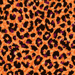 pattern design of leopard animal print vector
