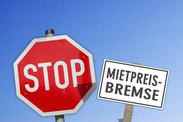 Stoppschild, Mietpreisbremse
