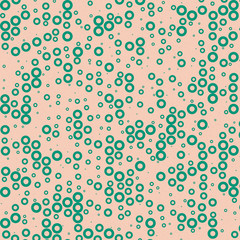 Abstract Color Halftone Dots generative art background illustration
