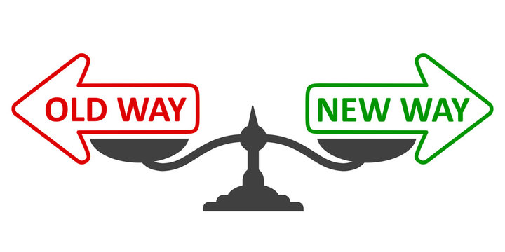 Old Way Vs New Way Images – Browse 1,115 Stock Photos, Vectors
