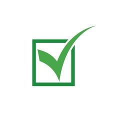 check mark and vote logo icon