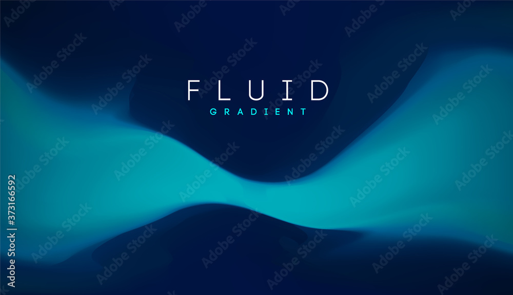 Canvas Prints blue gradient fluid background. fluid colors 3d graphic gradient abstract. shapes abstract futuristi