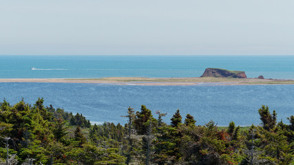 View of the ocean from Salicorne Hostel, Magdalen Islands