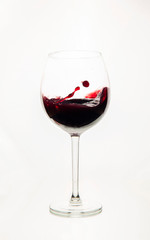 glass of red wine