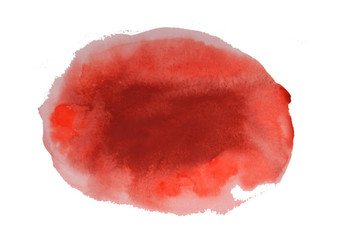 Red watercolor stain with wash. Watercolor texture. Watercolor texture  wedding, save date card, print,frame, banner, background design