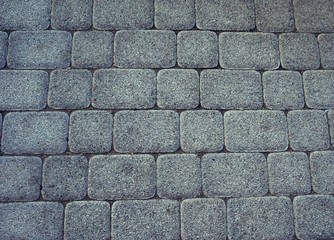Mysterious stone block pavement texture