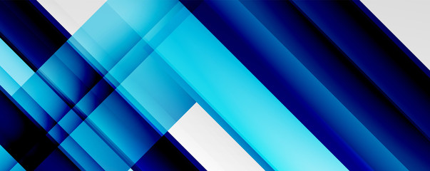 Obraz premium Geometric abstract backgrounds with shadow lines, modern forms, rectangles, squares and fluid gradients. Bright colorful stripes cool backdrops