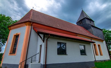 Kościół w Łupawie pomorskie 
