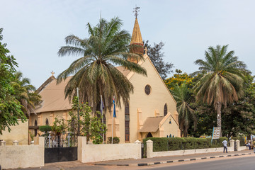 Iglesia de Santa María en la ciudad de Banjul, Gambia