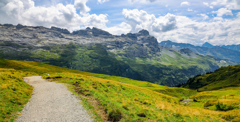 Amazing nature of Switzerland in the Swiss Alps - travel photography