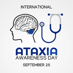 International Ataxia Awareness Day Vector Illustration