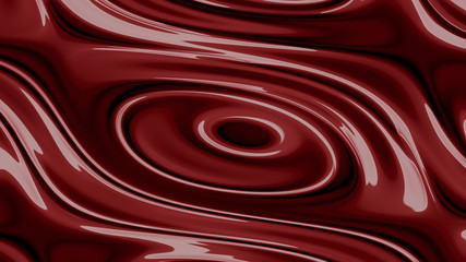 Red Paint Swirl