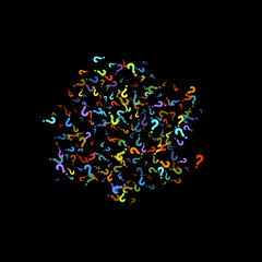 Question marks Quiz, doubt poll query public poll.