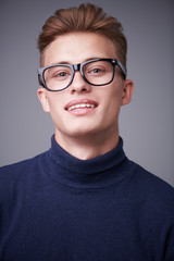 Fototapeta premium smart smiling student