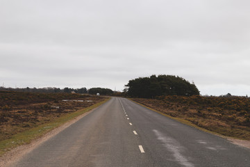 road in the countryside