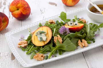 Blue Cheese And Peach Salad