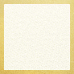 Japanese style pattern and golden frame