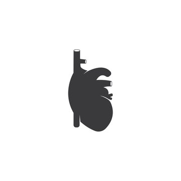Human heart medical vector illustration