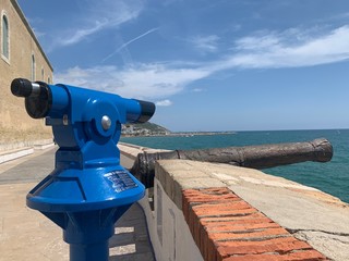 binocular on the coast