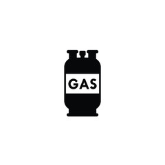 Gas tank icon isolated vector on white background, sign and symbol 