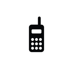 Mobile phone icon isolated vector on white background, sign and symbol 