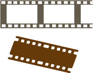 movie icon on white background