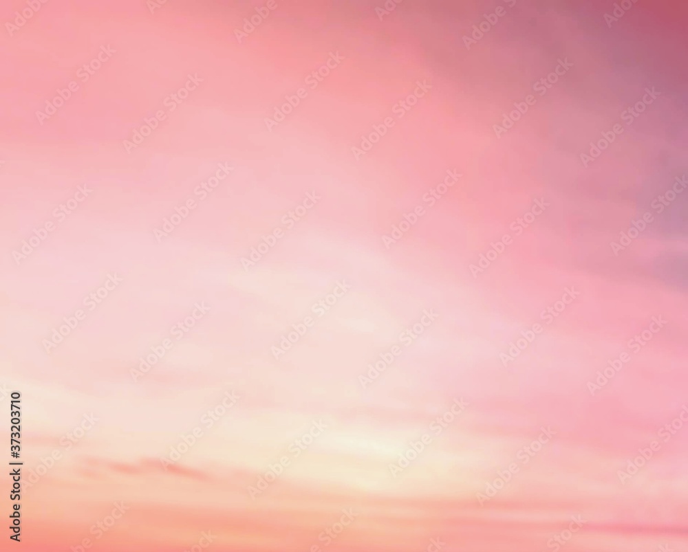 Wall mural pink sky background