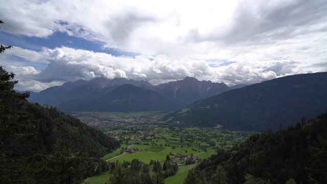 Cityscape of the town of Lienz in East Tyrol, Austria