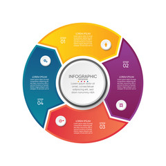 Presentation business abstract background infographic template