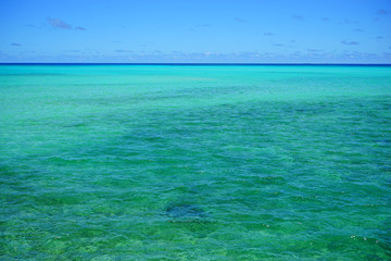 The Blue Sea of Okinawa, Japan