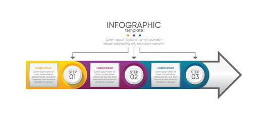 Presentation business abstract background infographic template