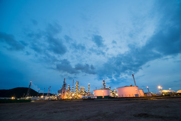 View of Refinery industry zone