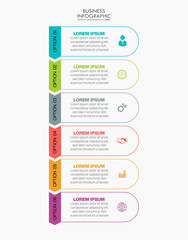 Business data visualization. timeline infographic icons designed for abstract background template milestone element modern diagram process technology digital marketing data presentation chart Vector
